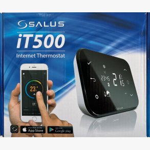 Salus IT 500, termostat med WIFI styring og ugeprogram